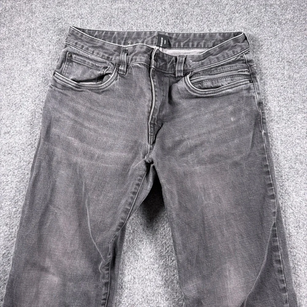 prAna Jeans Mens 32 x 32 Gray Organic Cotton Stretch Straight Leg Denim Pants